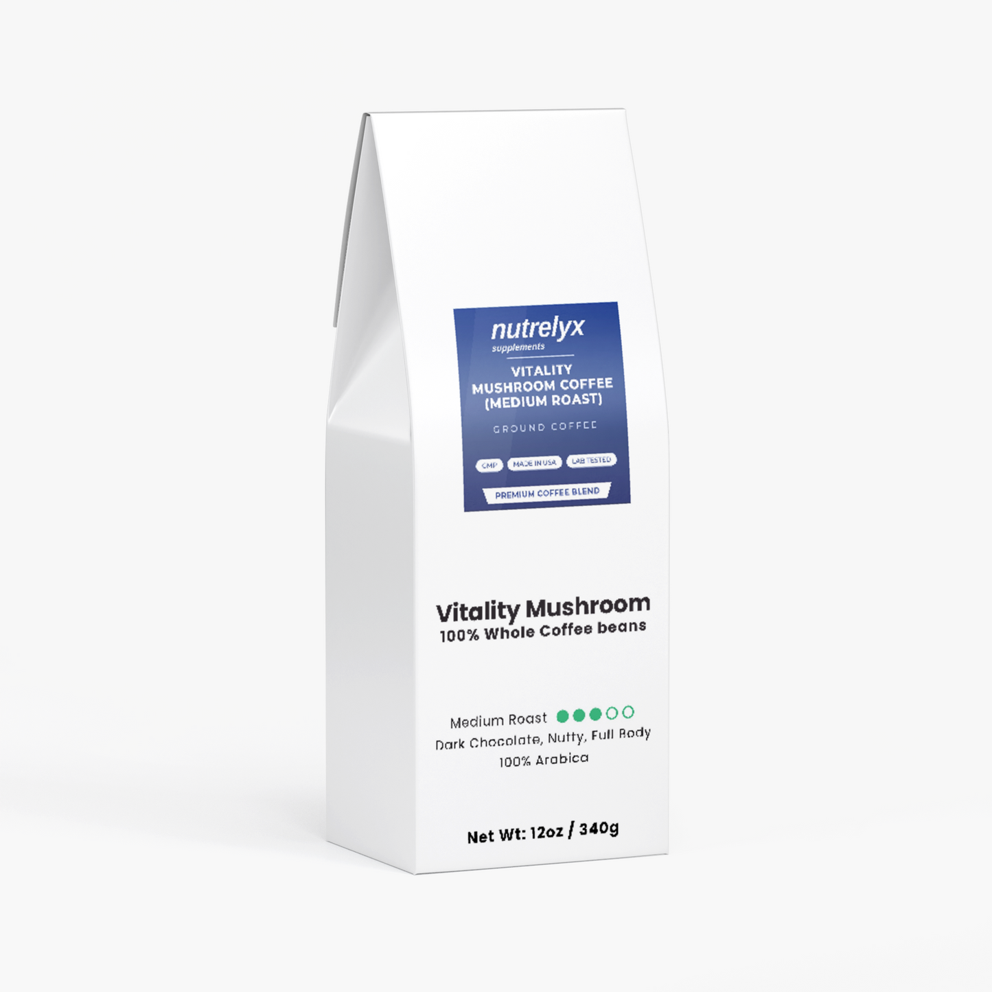 Vitality Mushroom Coffee (Medium Roast)