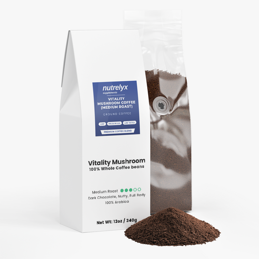 Vitality Mushroom Coffee (Medium Roast)