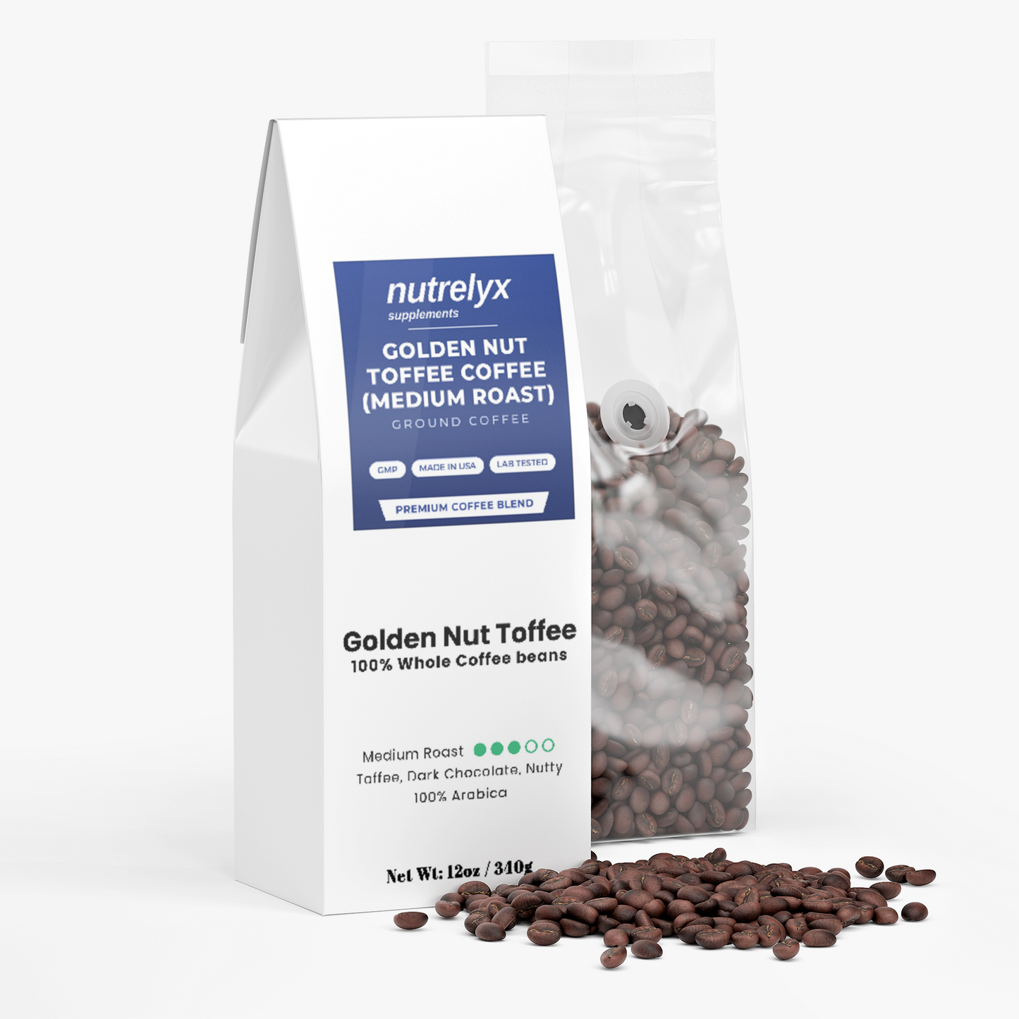 Golden Nut Toffee Coffee (Medium Roast)