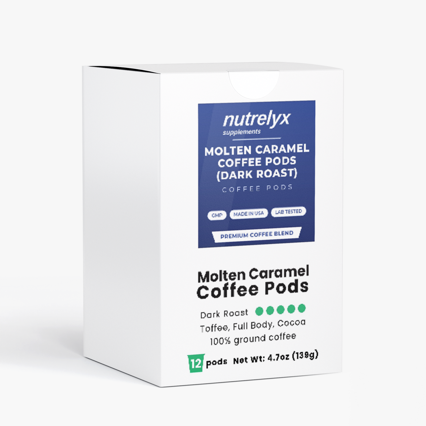 Molten Caramel Coffee Pods (Dark Roast)