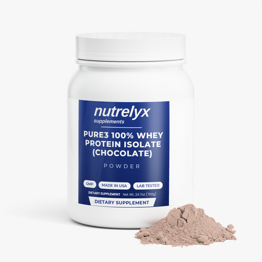 Pure3 100% Whey Protein Isolate (Chocolate)