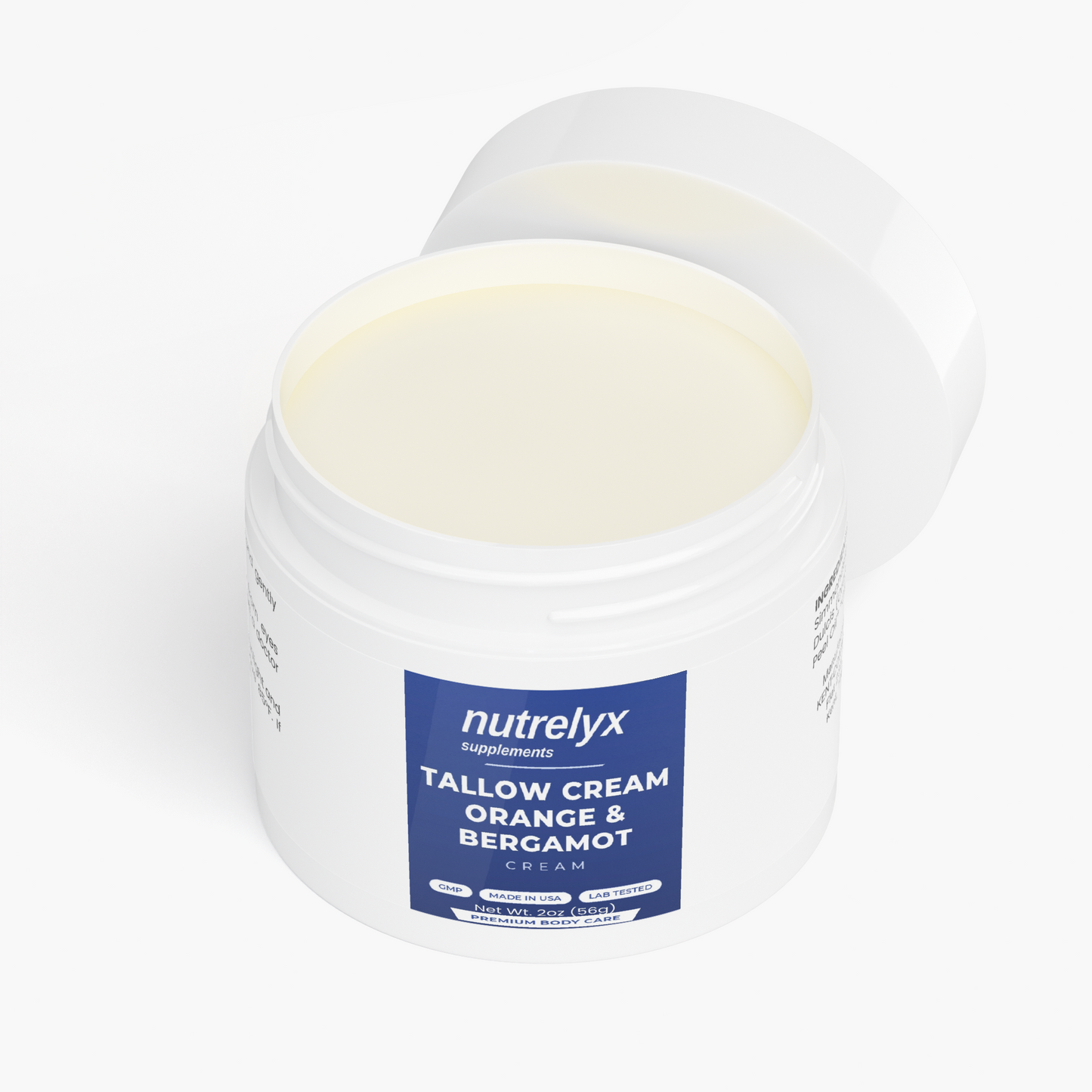 Tallow Cream Orange & Bergamot