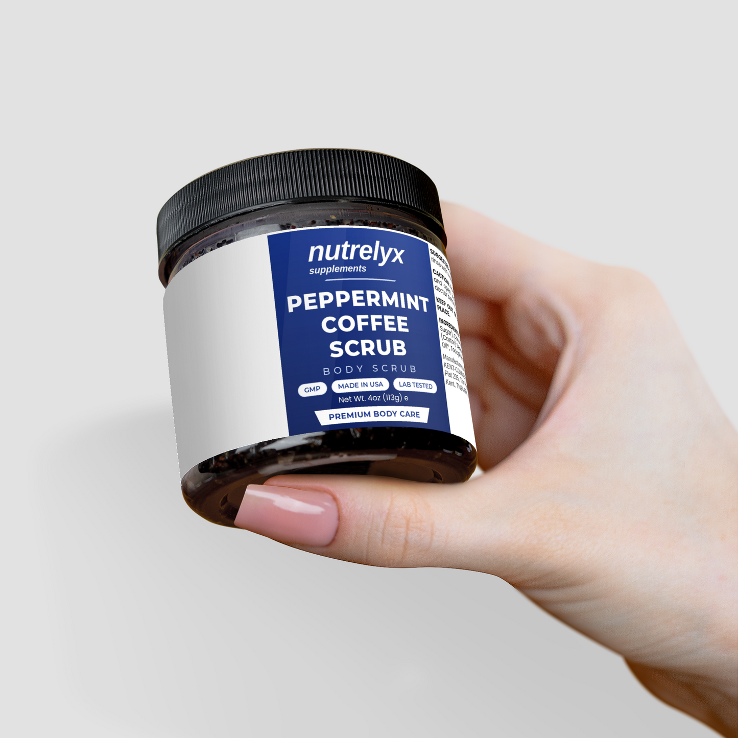 Peppermint Coffee Scrub