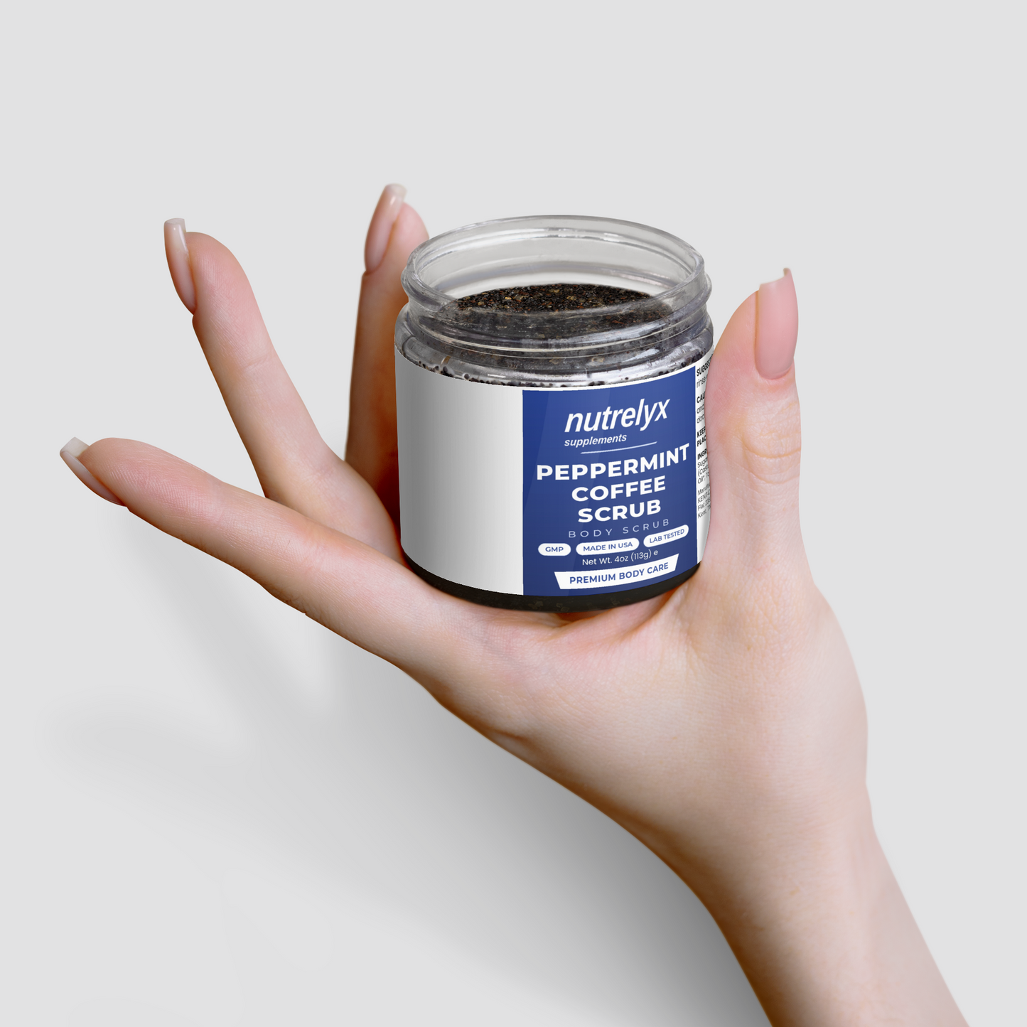Peppermint Coffee Scrub